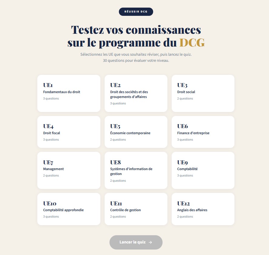 QUIZ DCG